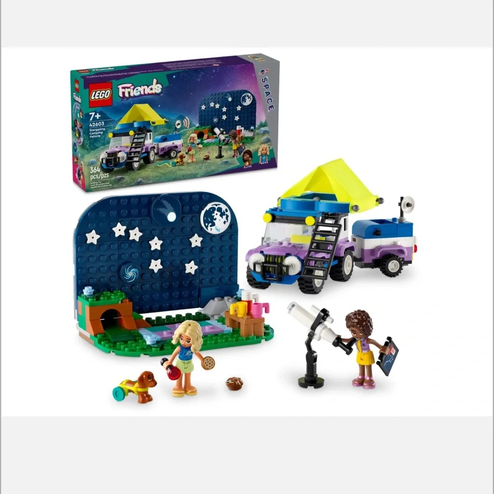 LEGO Friends Stargazing Adventure Set - Blue, Purple, Yellow